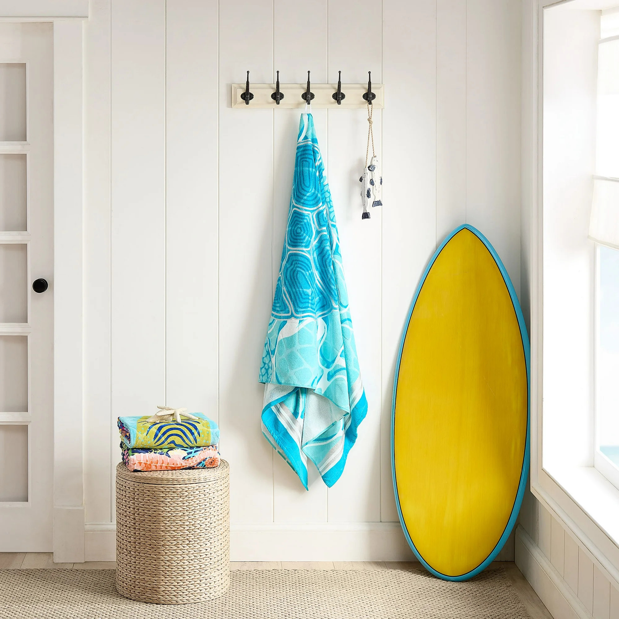 Better Homes & Gardens Oversized Cotton Sea Turtle Beach Towel, 38” x 72" | Walmart (US)
