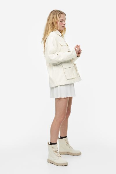 Cotton Twill Utility Jacket | H&M (US + CA)