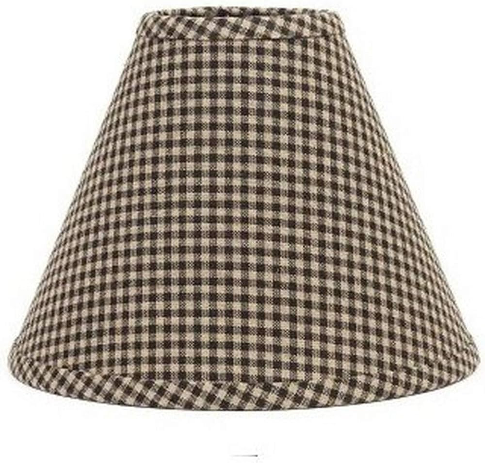 Home Collection by Raghu Home Newbury Gingham Black Lampshade 12" | Amazon (US)