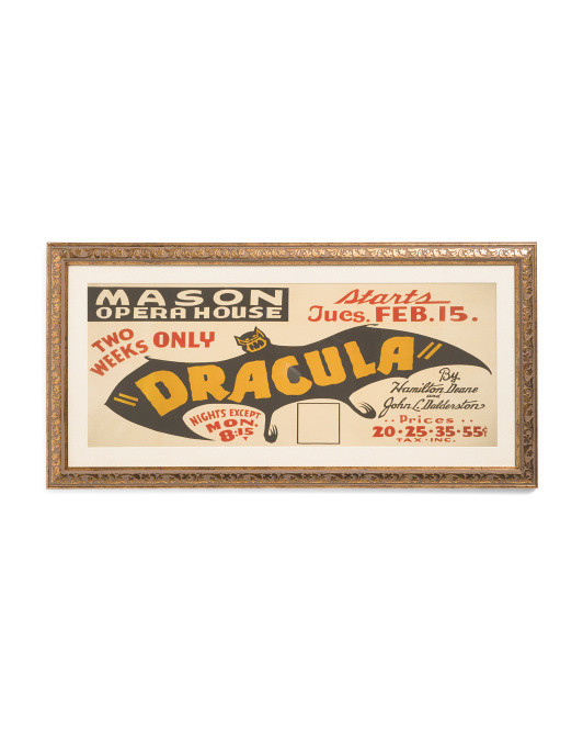 24x12 Dracula Poster Wall Art | Decor | Marshalls | Marshalls