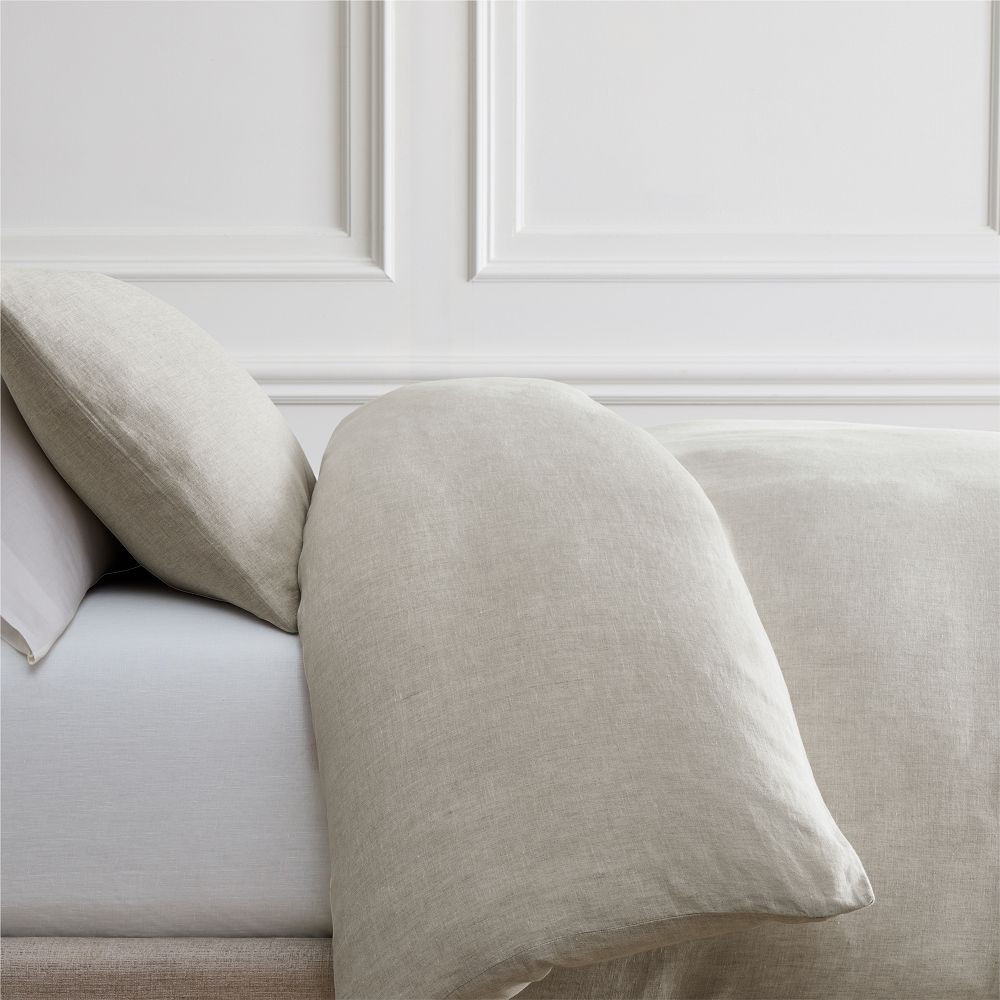 European Flax Linen Duvet Cover & Shams | West Elm (US)