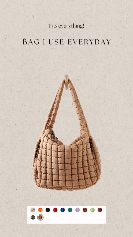 Quilted free people bag I use daily 

#LTKunder100 #LTKfamily