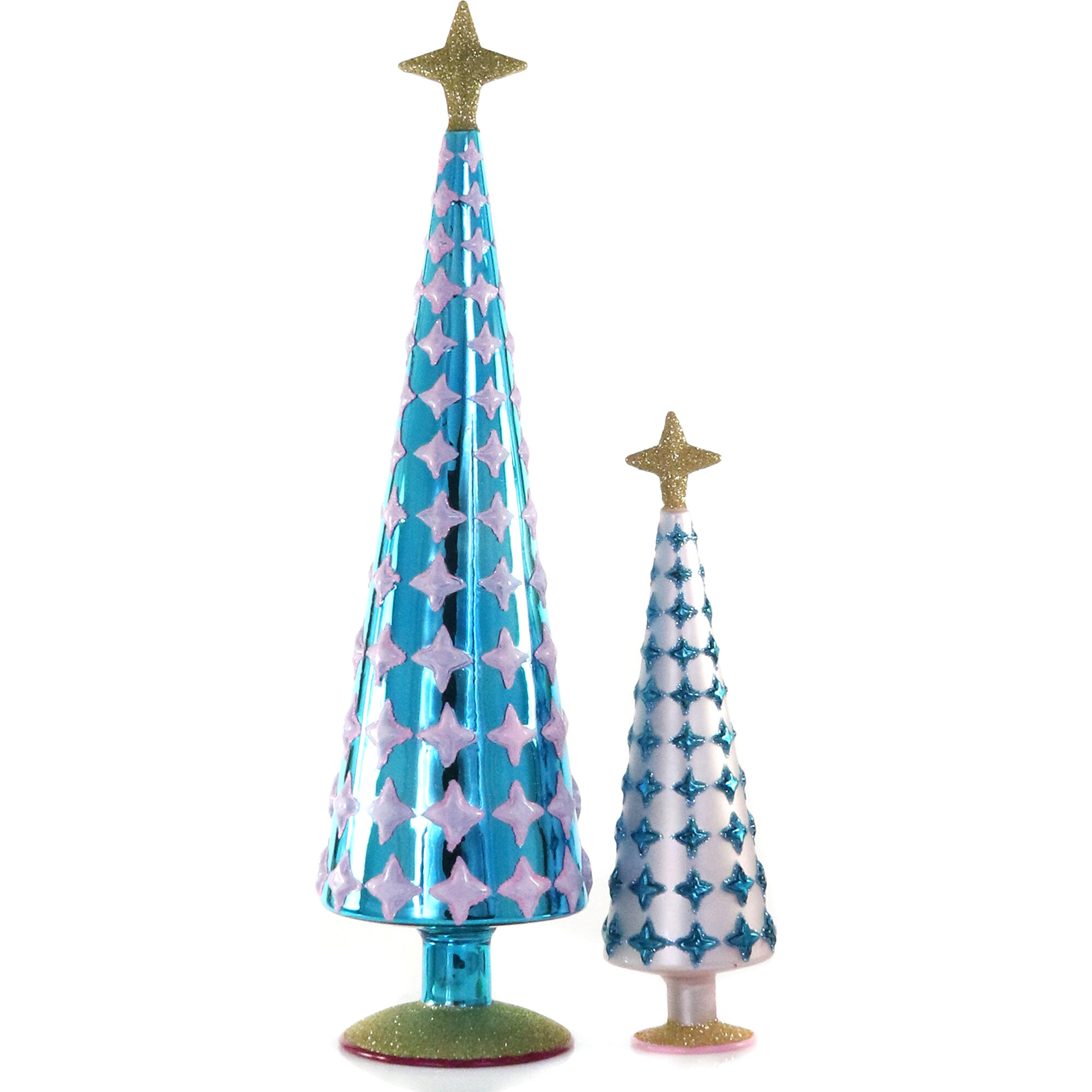 Diamond Tree Blue, Set of 2 | Maisonette