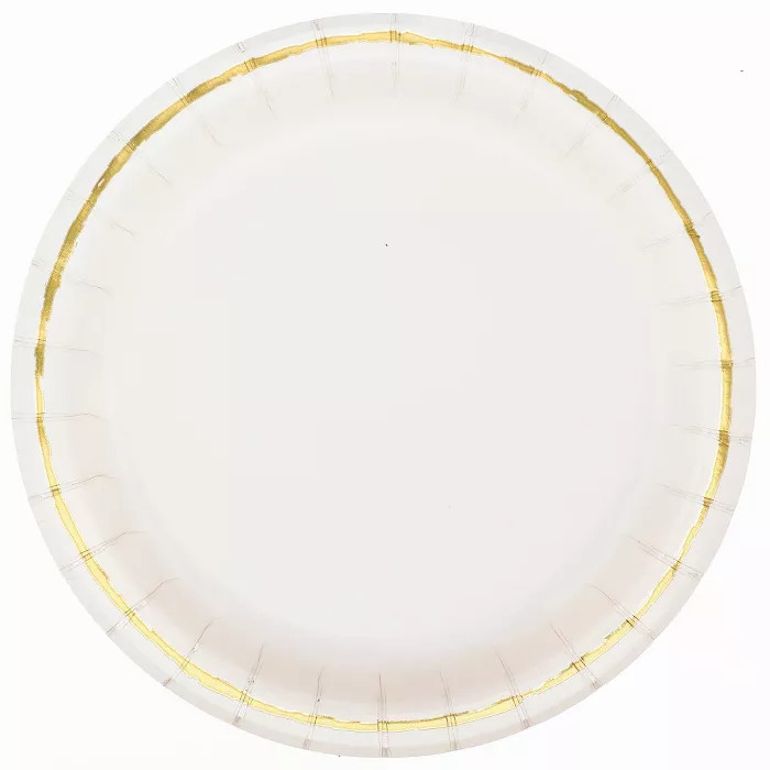 20ct Dinner Paper Plates Off-White - Spritz™ | Target