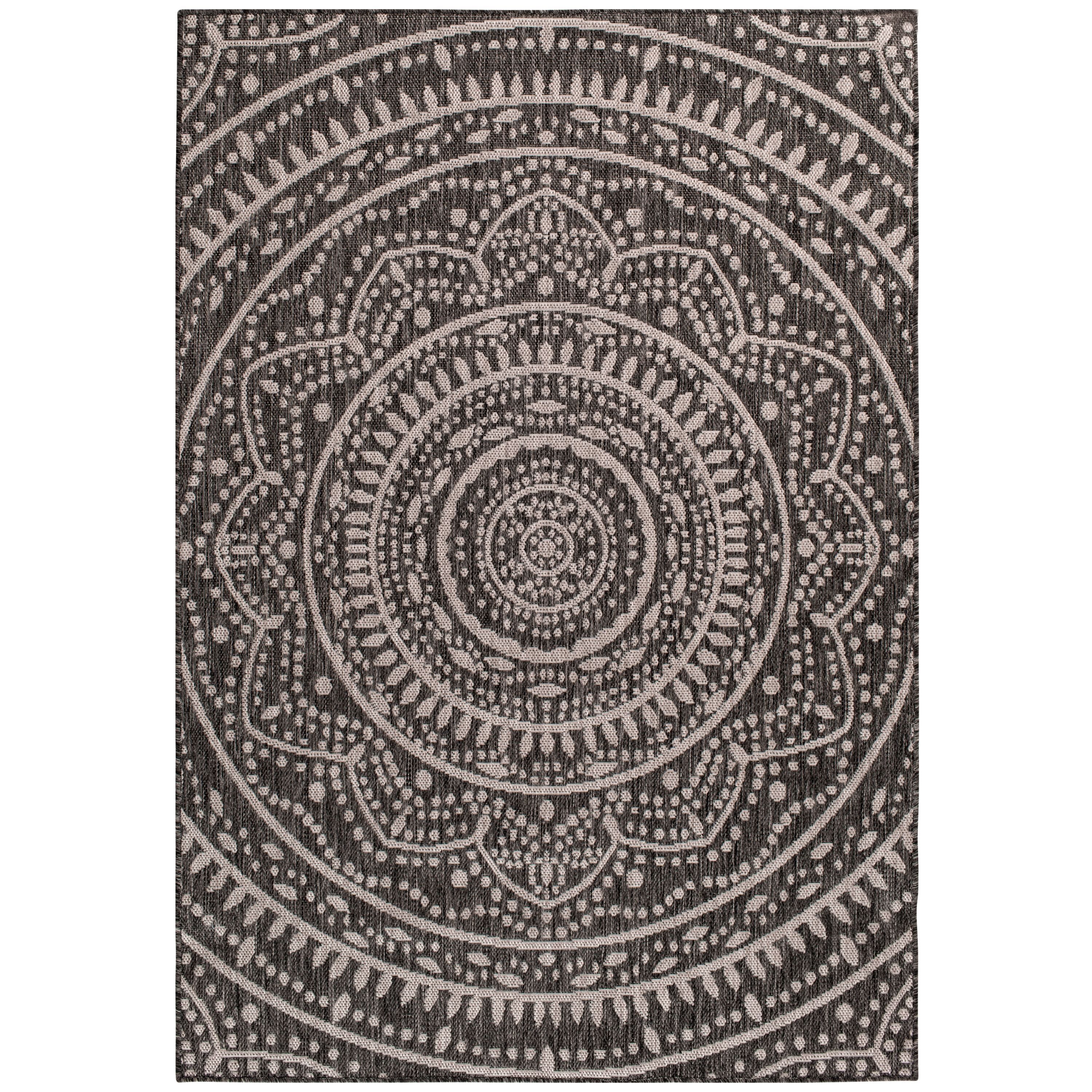 Mainstays Global Medallion Indoor Outdoor Area Rug - Walmart.com | Walmart (US)