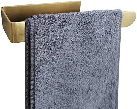 NearMoon Hand Towel Holder/Towel Ring Strong Hold Self Adhesive Bathroom Towel Bar, Thicken Stainles | Amazon (US)