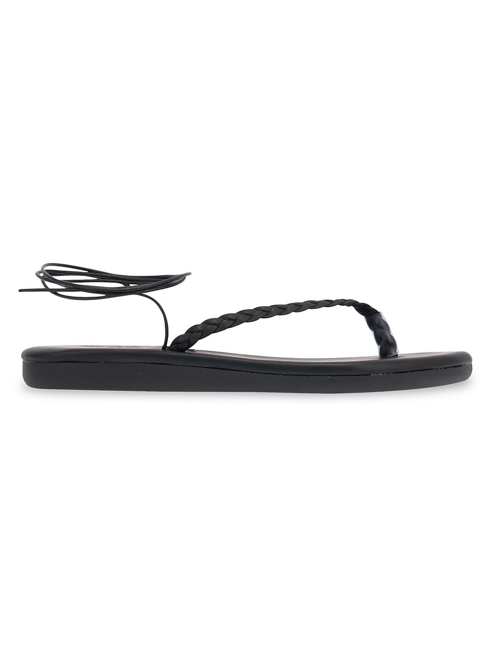 Plage Braided Leather Thong Sandals | Saks Fifth Avenue
