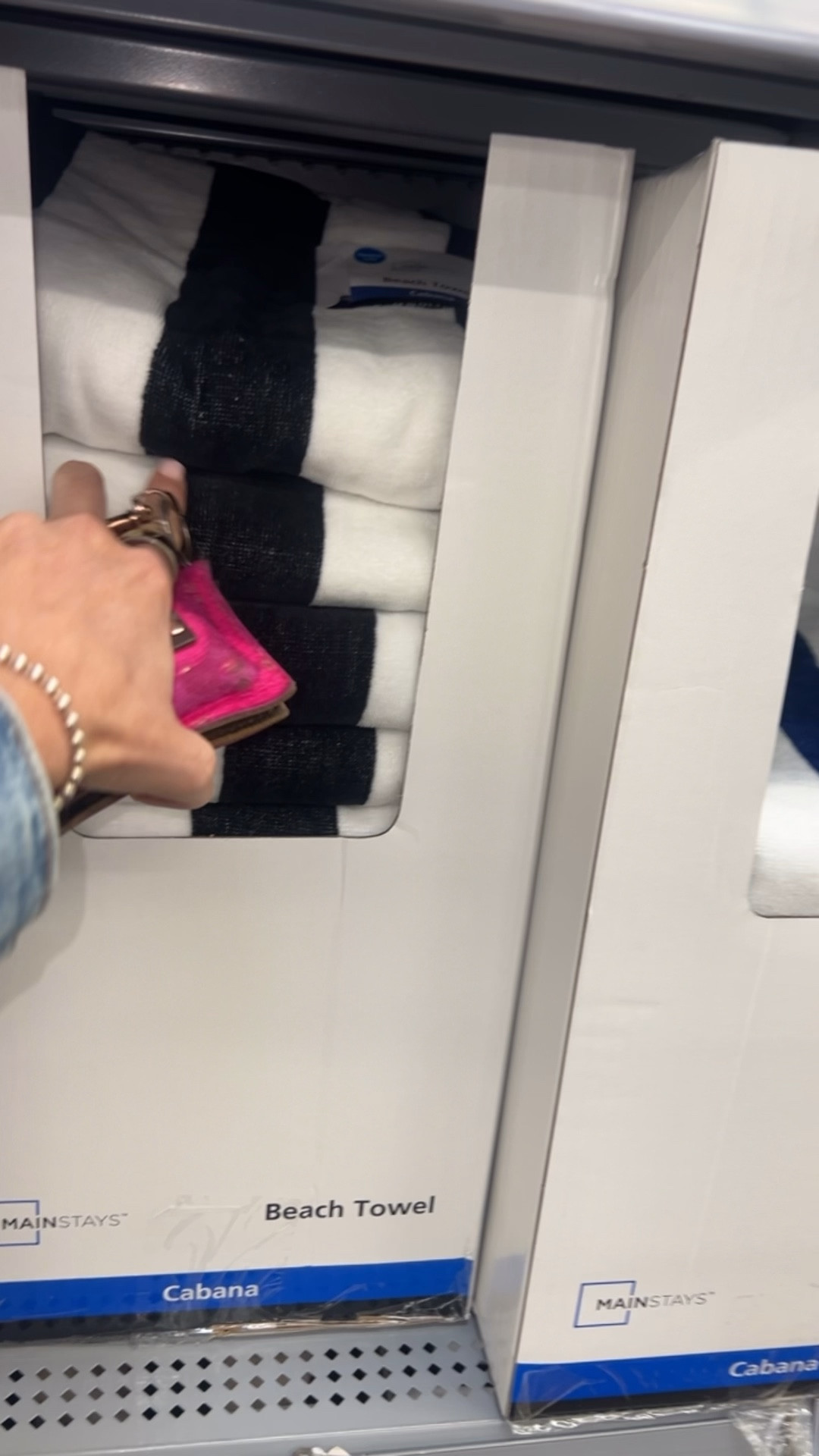 Cabana stripe towels.  