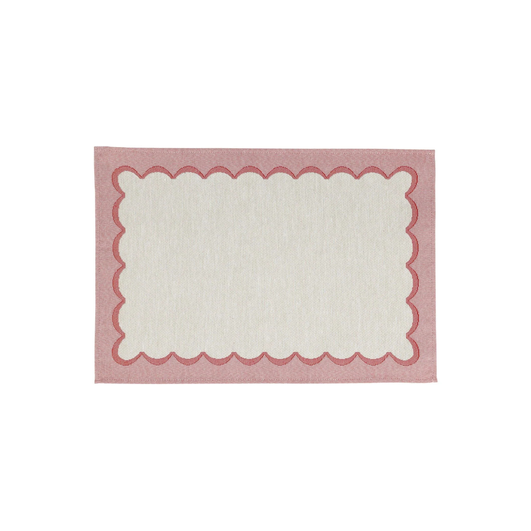 Tavola Pink Scalloped Placemats - Set of 4 | VIETRI