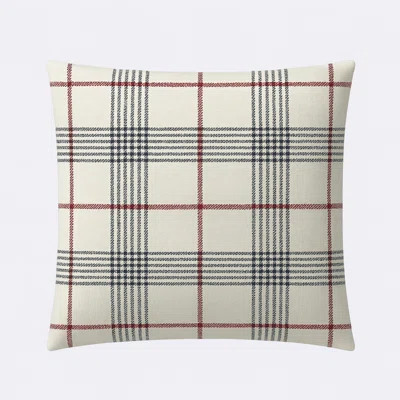 Linen Plaid Pillow | Wayfair North America
