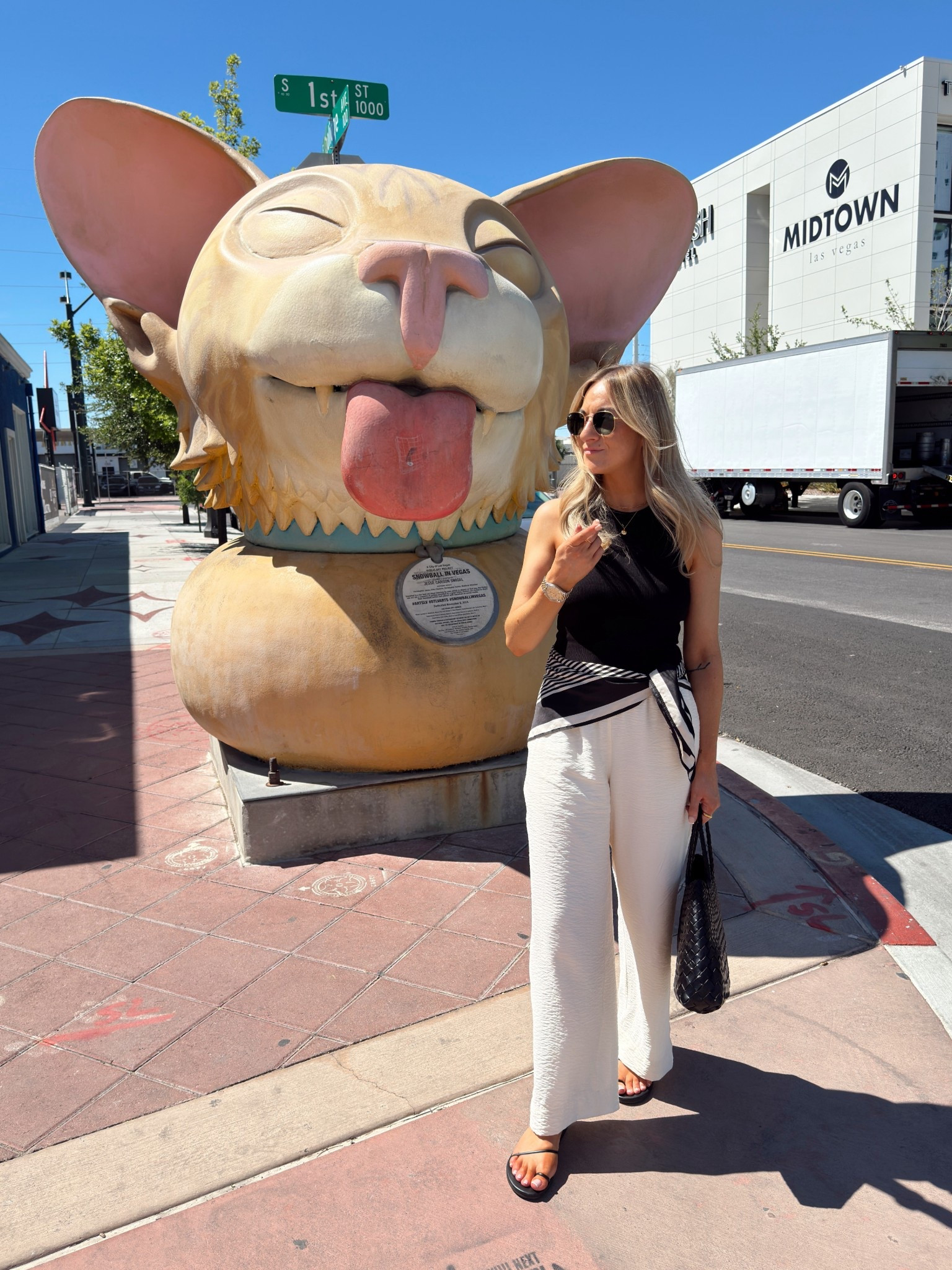 Minimal monochrome outfit with scarf belt.
I wear XS in the vest and XS short in the trousers. 

#LTKAroundTheWorld #LTKsummer #LTKsale