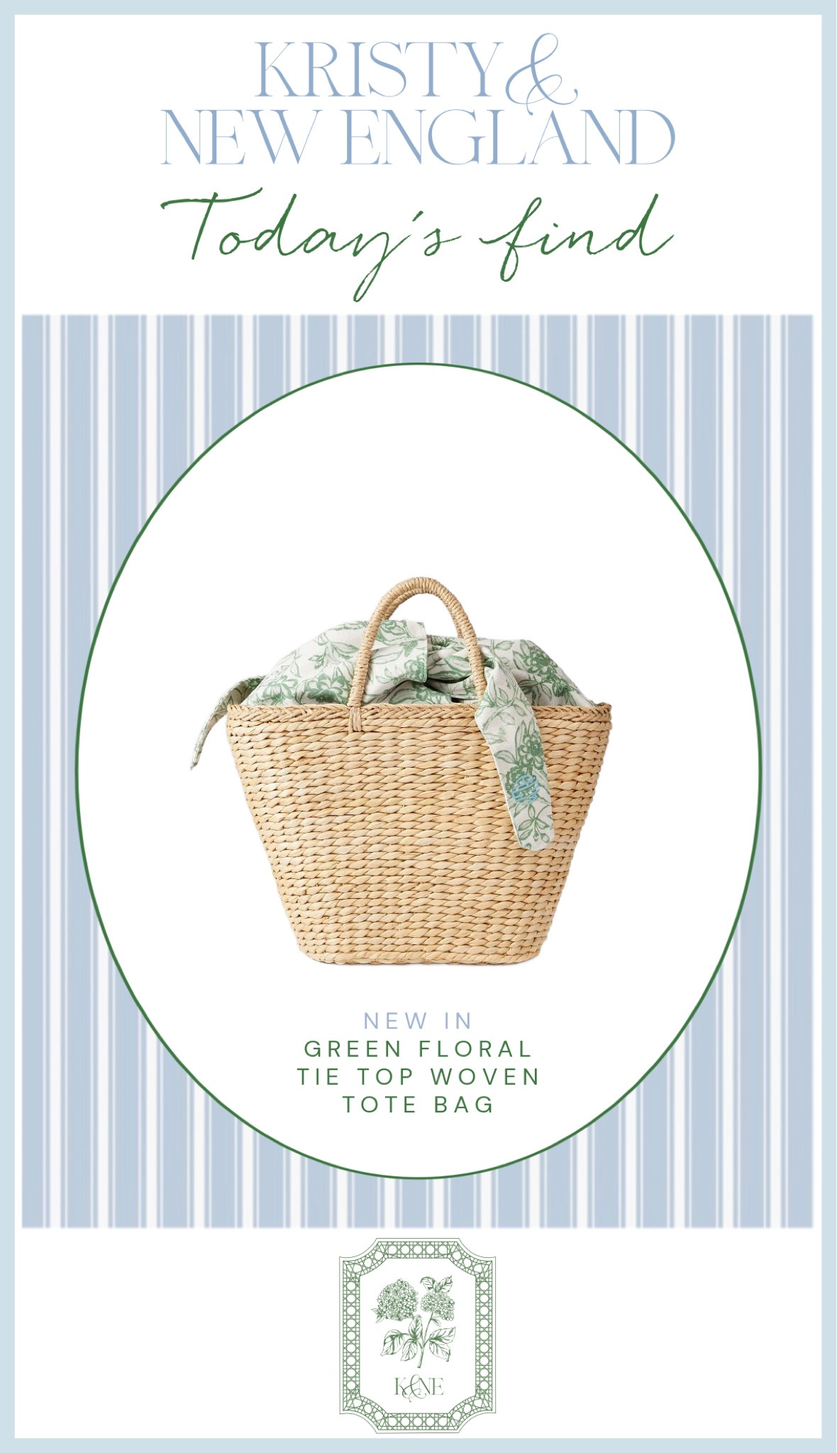 Favorite new bag of spring 💚🤍💚 This woven tie top tote bag can be monogrammed on the fabric tie and comes in three colors. So good 🫶🏻

#LTKItBag #LTKGiftGuide #LTKMostLoved