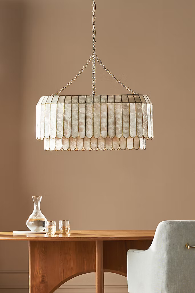 Madelyn Oval Faceted Chandelier | Anthropologie (US)