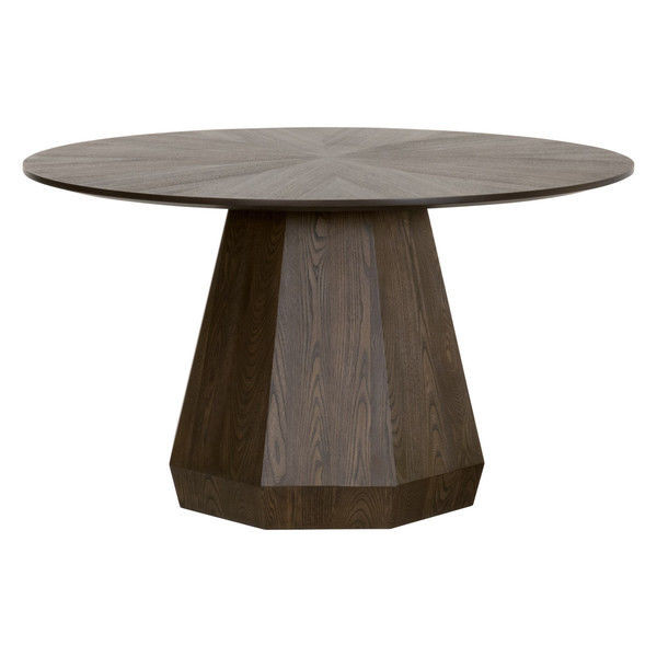 Coulter 54" Burnished Brown Round Dining Table | Scout & Nimble