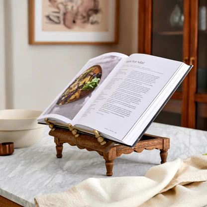 Vintage-Inspired Cookbook Holder + Riser | Magnolia