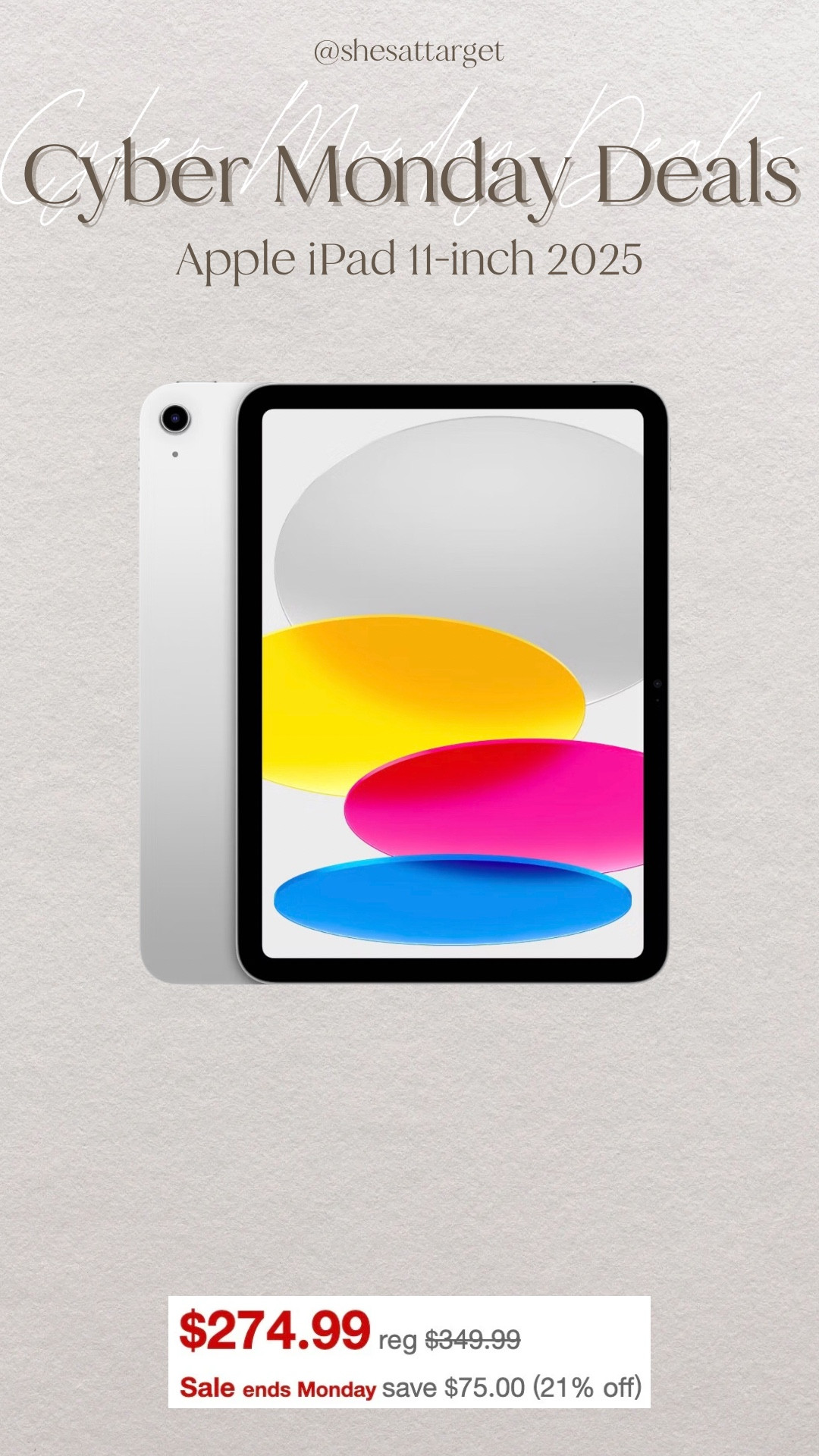 Target Cyber Monday Deals on electronics! Tagging some of the best deals below!

#LTKHoliday #LTKGiftGuide #LTKCyberWeek