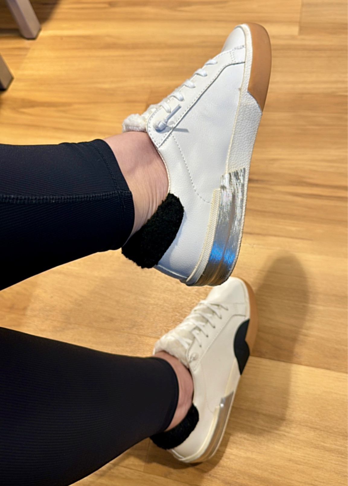Sherpa lined sneakers. So versatile. Golden goose like. Dolce Vita. White sneaker. 
I’m a true 8. Bought my size. 

#LTKover40 #LTKmidsize #LTKshoecrush