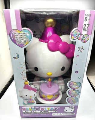 Hello Kitty Remote Control Figure with Pop Confetti Function Birthday Gift  | eBay | eBay US