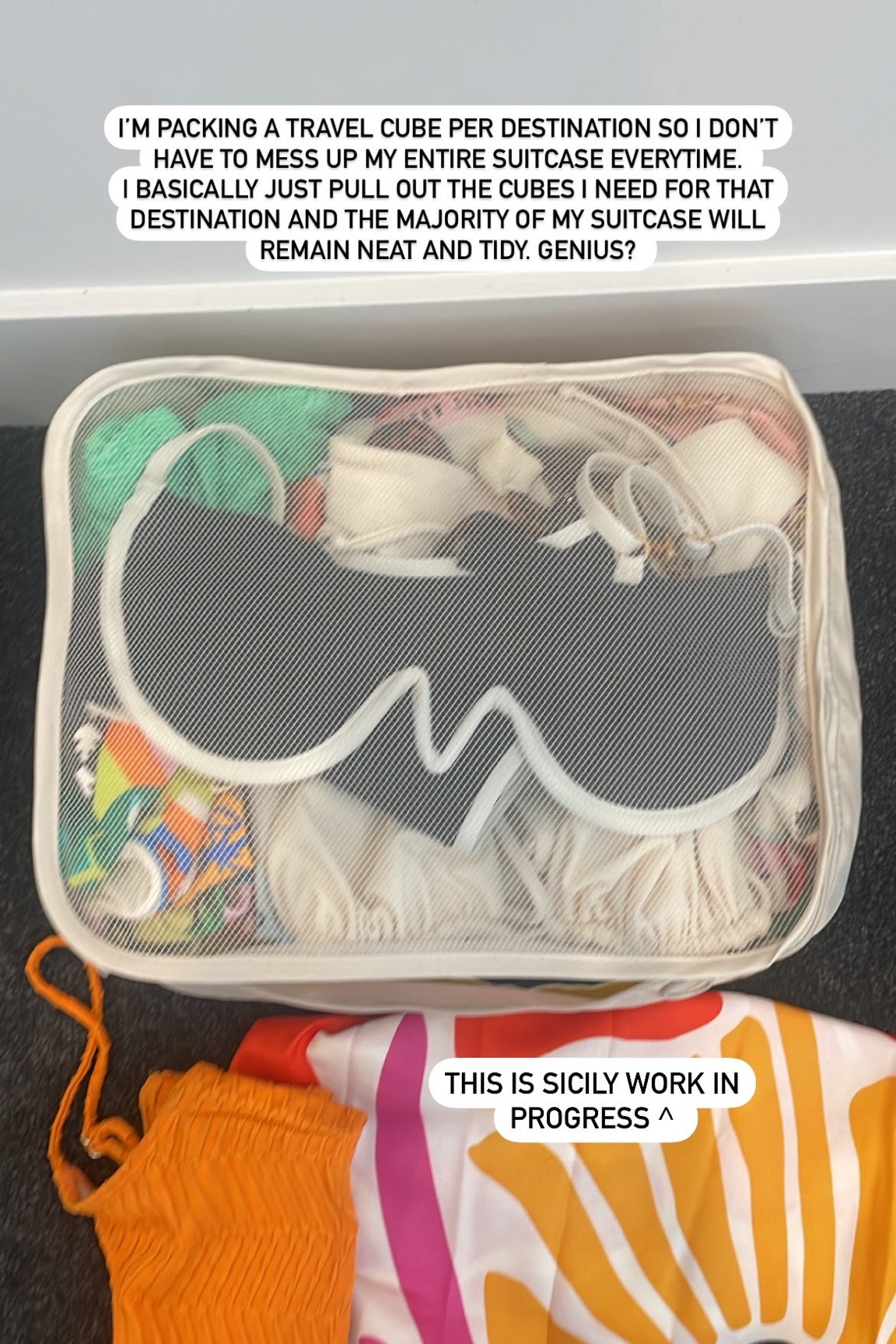 My travel packing hack - Use packing cubes to seperate outfits per destination. I’ve tagged the exact cubes that I use! 

#LTKFind #LTKunder100 #LTKtravel