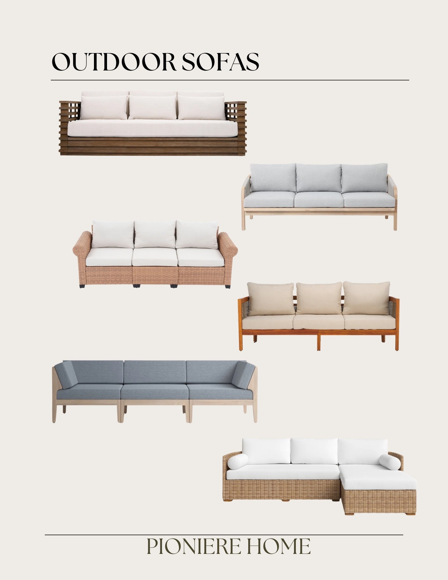 Outdoor sofas for Wayfair. Outdoor see. Outdoor furniture, spring patio updates  

#LTKHome #LTKSeasonal #LTKSaleAlert