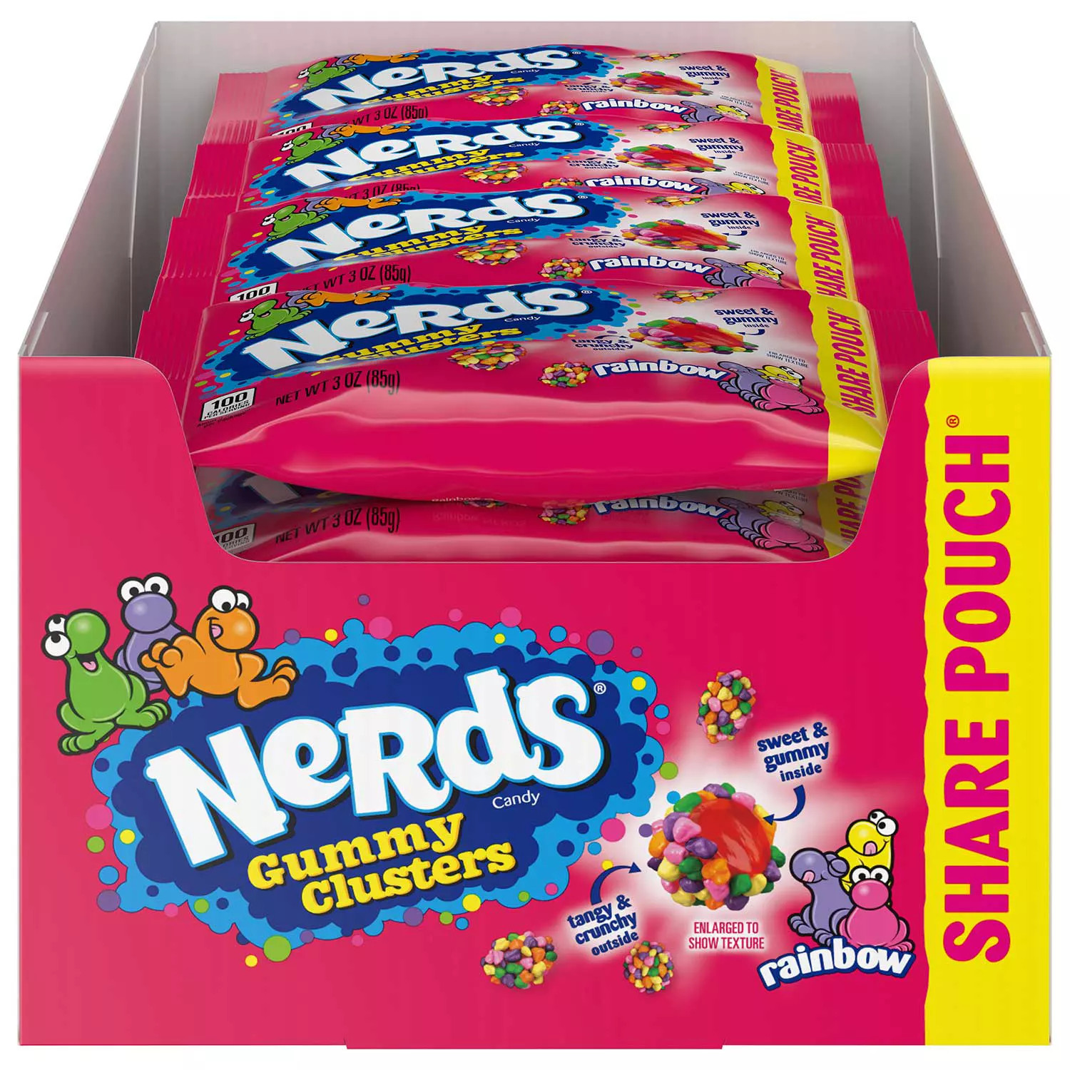 Nerds Gummy Clusters Candy, Share Size, 3 oz., 12 pk. | Sam's Club