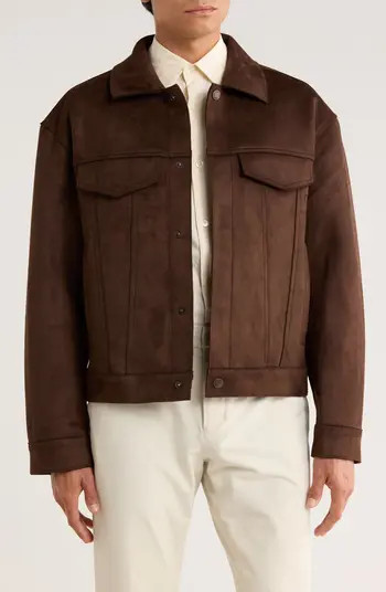 JASON WU Faux Suede Trucker Jacket | Nordstromrack | Nordstrom Rack