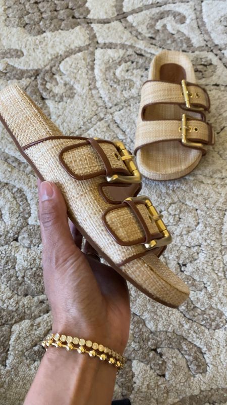 Slide sandals. These look so chic, seem to be good quality, and comfy out of the box. Linen and leather  Comes in other colors. True to size. Currently on sale. Spring outfit. Vacation outfit  

Follow my shop @ahintofglameveryday on the @shop.LTK app to shop this post and get my exclusive app-only content!

#liketkit 
@shop.ltk
https://liketk.it/4EX8d 

Follow my shop @ahintofglameveryday on the @shop.LTK app to shop this post and get my exclusive app-only content!

#liketkit #LTKshoecrush #LTKover40 #LTKsalealert #LTKsalealert #LTKover40 #LTKshoecrush
@shop.ltk
https://liketk.it/4F0tZ

#LTKshoecrush #LTKsalealert #LTKover40