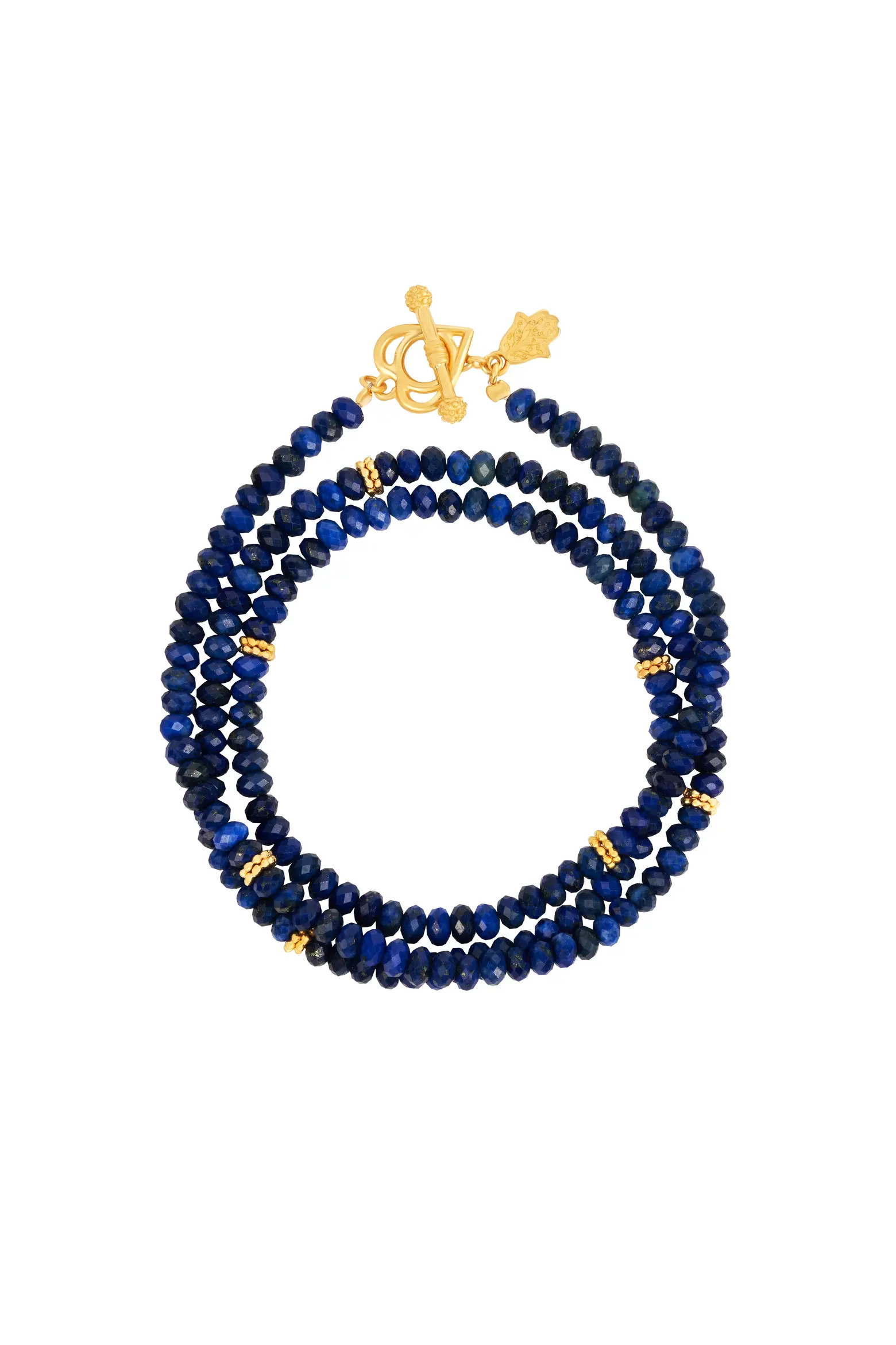 Lapis Lazuli Heart Charm Wrap Bracelet Peaceful Love (Women) | Nordstrom | Nordstrom
