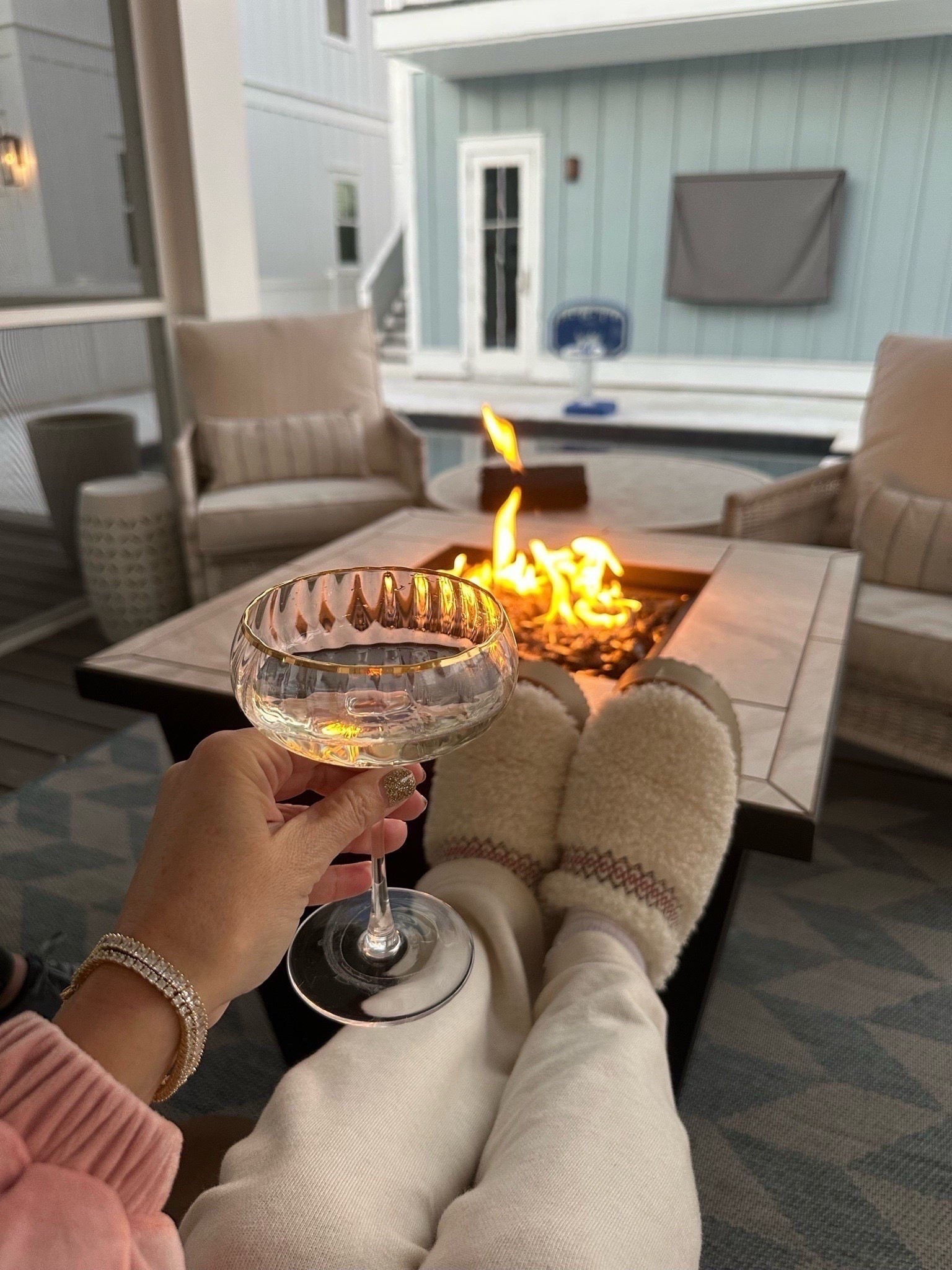 Bought myself a fire pit. So excited to fire it up all winter. Such a great outdoor find under $200.

#LTKSeasonal #LTKHome #LTKselfcare