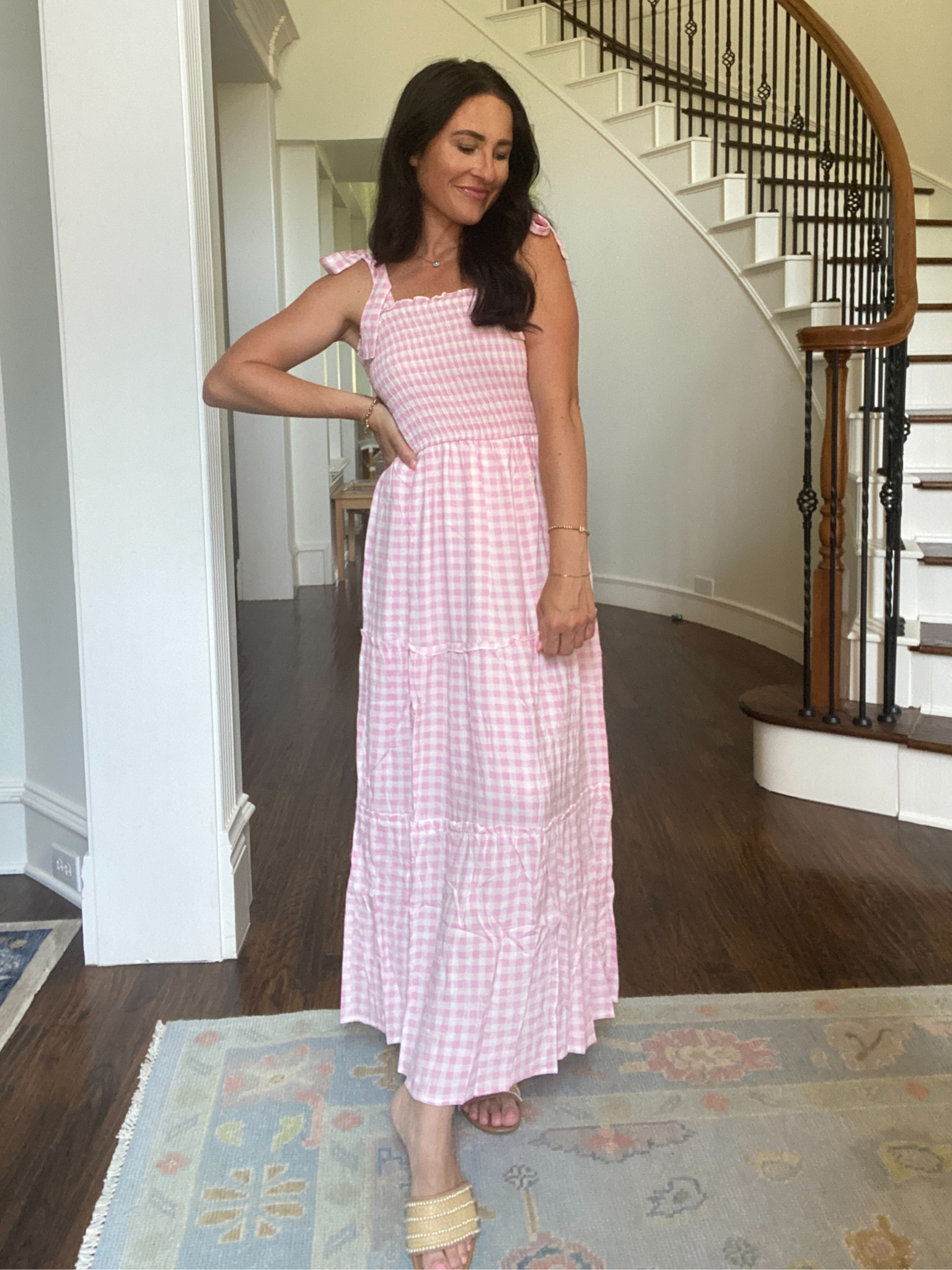 Amazon smocked dress 

#LTKshoecrush #LTKunder50