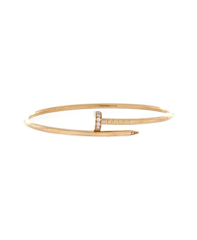 Pre-Owned Cartier Small Juste un Clou Bracelet 18K Gold with Diamonds | Bloomingdale's (US)