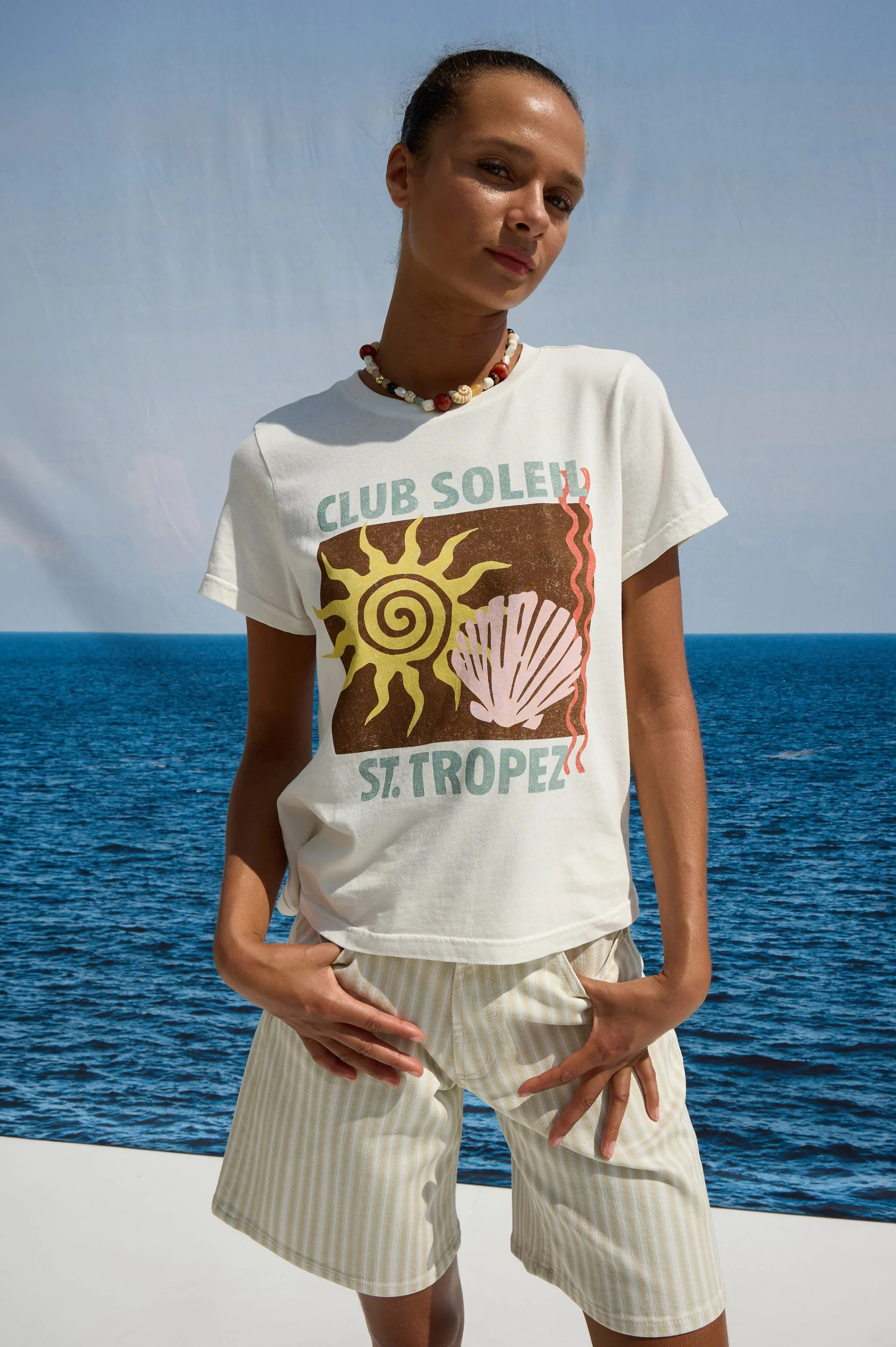 CLASSIC CREW T-SHIRT - SAN TROPEZ | Rails