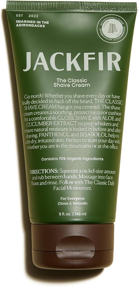 The Classic Shave Cream, Smooth Natural Shaving Cream for Men, Hydrating Aloe & Cucumber Extract ... | Amazon (US)