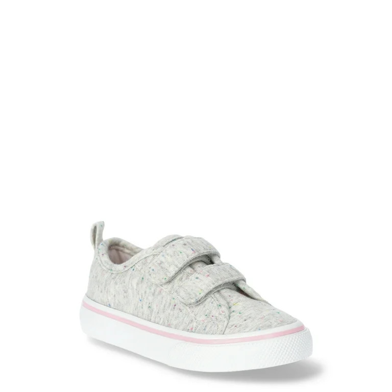 Wonder Nation Toddler Girls Canvas Skate Sneakers | Walmart (US)