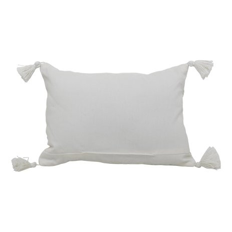 Better Homes & Gardens 13" x 19" Outdoor Toss Pillow, Ivory Woven | Walmart (US)