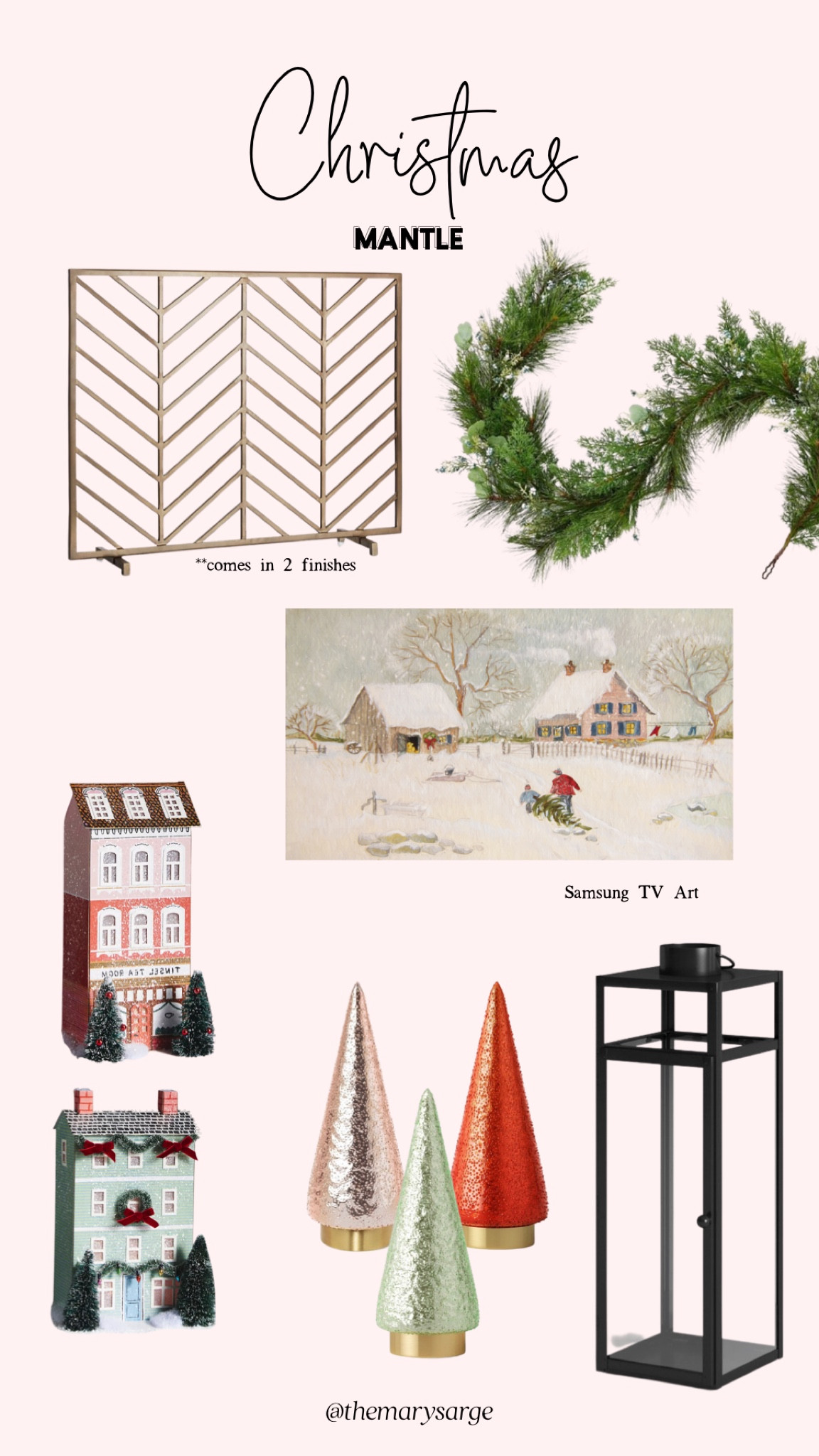 Christmas mantle 🌲

#LTKhome #LTKHoliday #LTKSeasonal