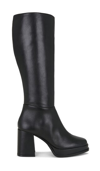 Mystery Boot in Black Leather | Revolve Clothing (Global)