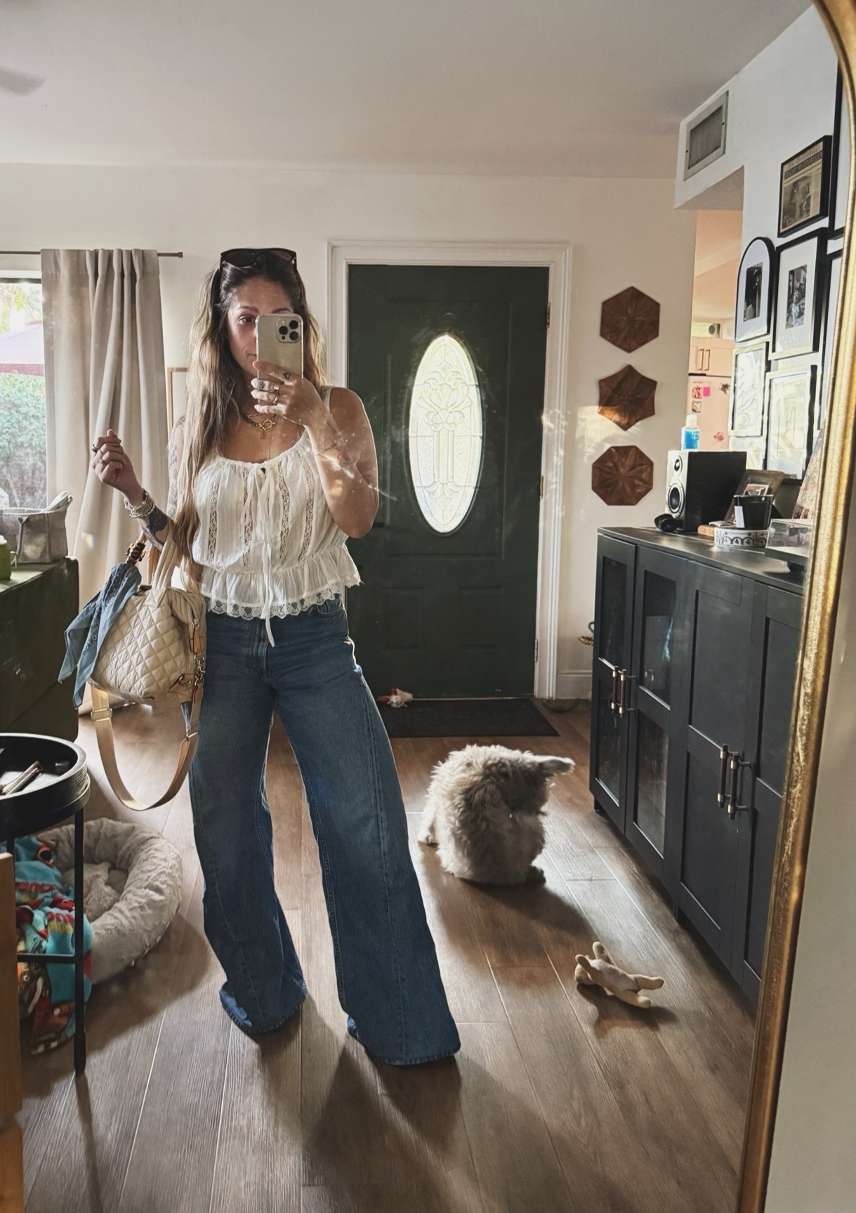 26 denim, small top