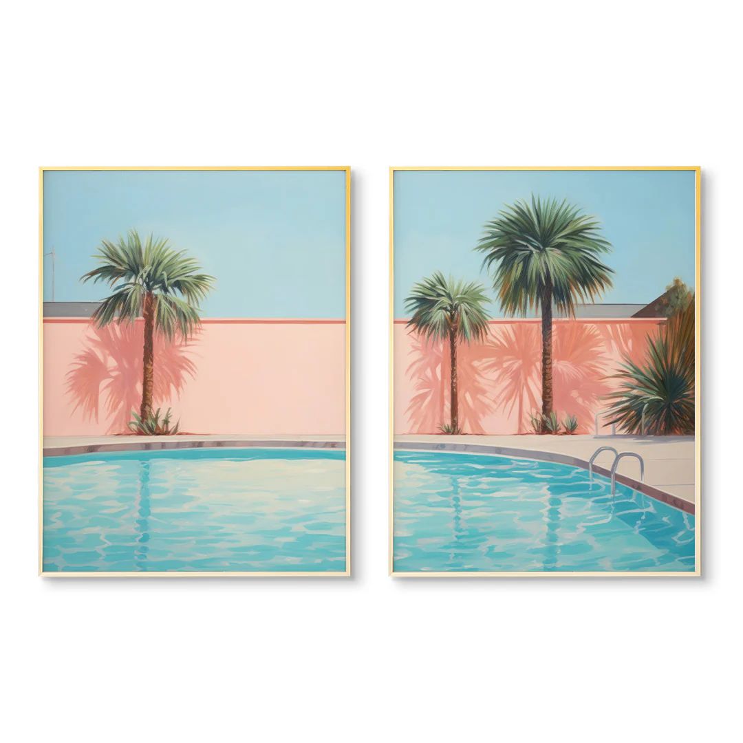 Palm Springs Pool | Fine Abstract Art Prints | Urban Garden Prints