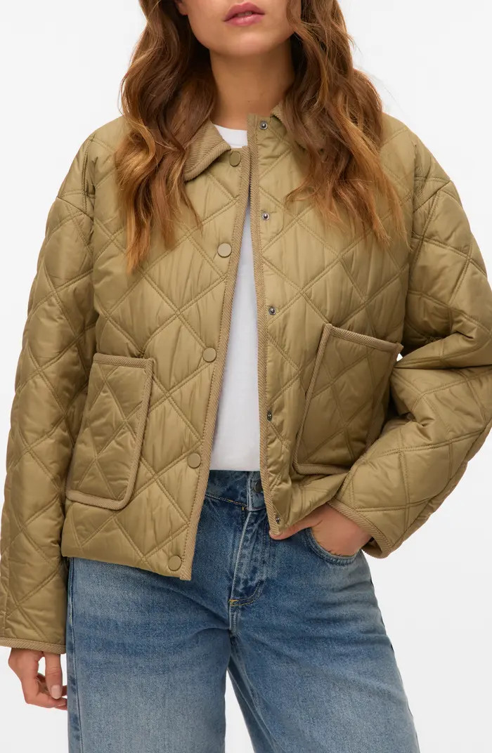 VERO MODA Minnesota Quilted Short Jacket | Nordstromrack | Nordstrom Rack