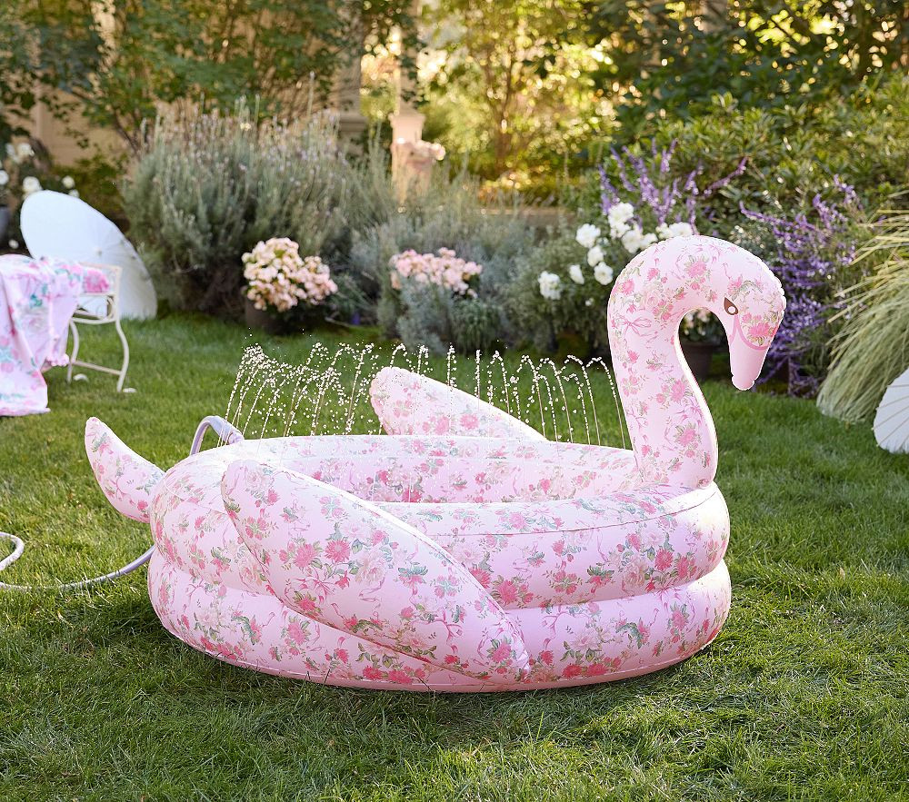 LoveShackFancy  Inflatable Swan Pool | Pottery Barn Kids