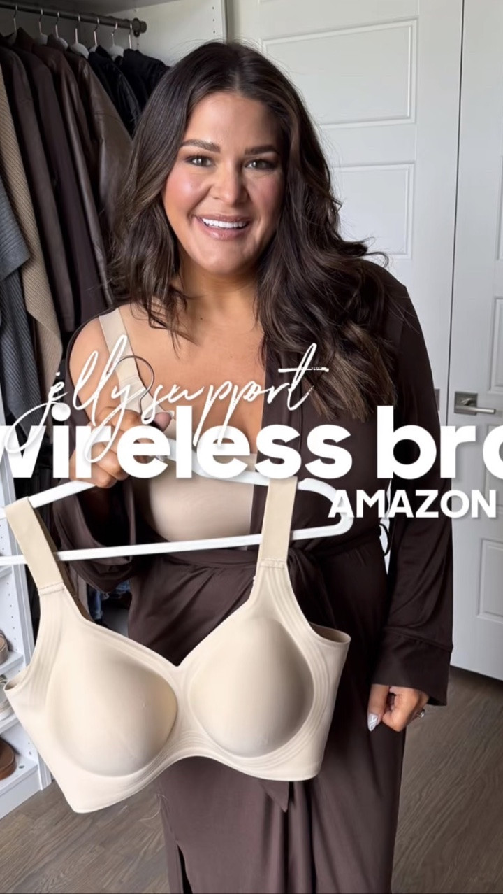 I finally found a wireless bra that's actually supportive, smoothing and comfortable enough to wear all day!

I've tried so many "comfy bras" that end up giving zero support... but this Amazon wireless bra is THAT girl. It lifts, smooths, doesn't dig in, and still feels buttery soft.
Perfect under everyday basics, lounge sets, tees, dresses, and travel outfits.

If you're looking for:

* a supportive wireless bra
* A comfy everyday bra for larger busts
* smoothing back + side coverage
* no underwire but still lifted
* an Amazon fashion find worth buying ...these are IT

Perfect for busy moms, travel days, errands, lounging, work-from-home, or just wanting to be comfortable without sacrificing support.

#AmazonFashion #WirelessBra #MidsizeStyle #EverydayStyle #ComfortWear

#LTKdayinmylife #LTKootd #LTKMidsize