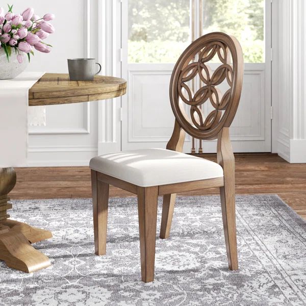 Anna King Louis Back Side Chair in Vintage Gray (Set of 2) | Wayfair North America