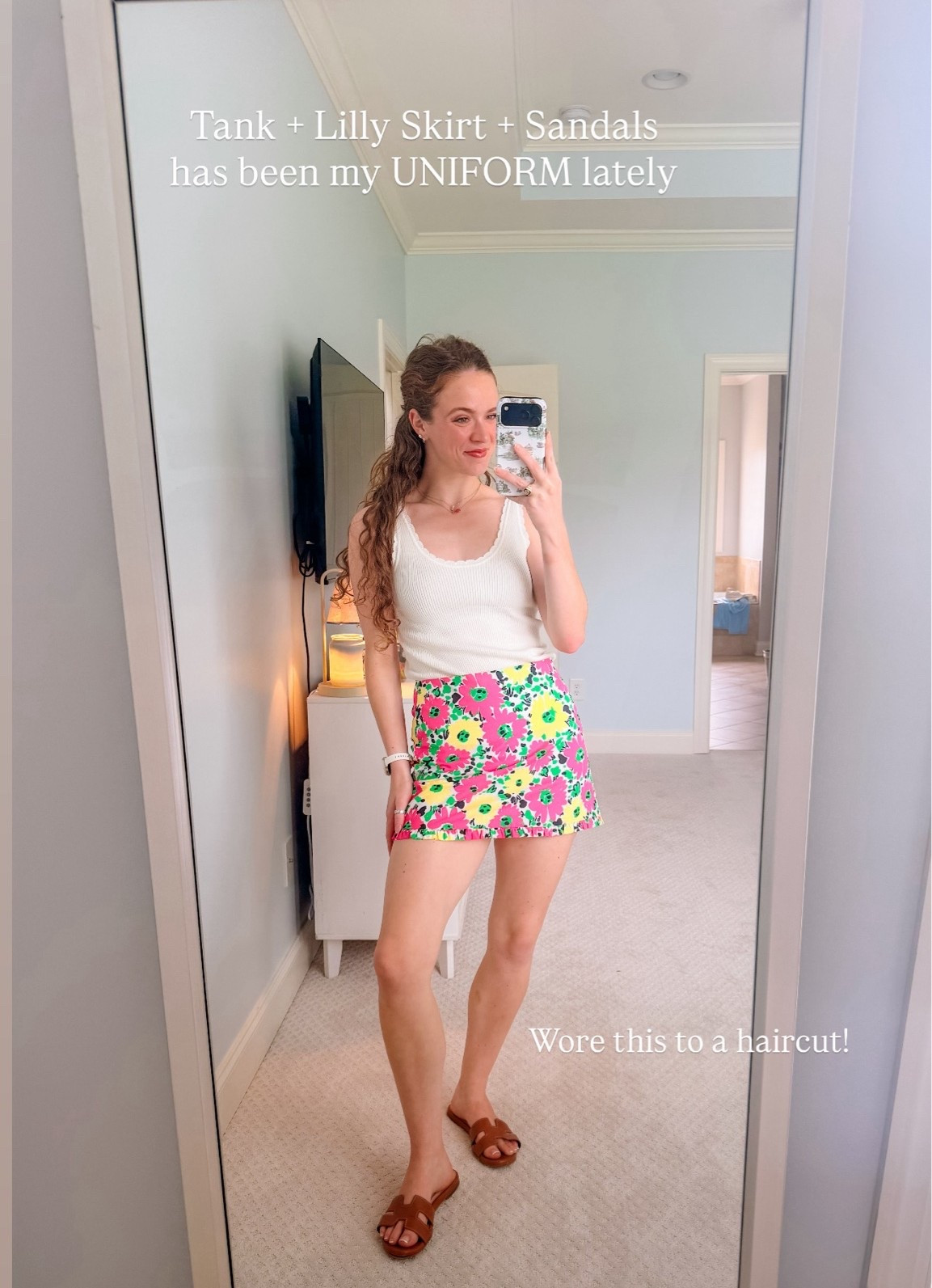 Some outfits as of late!! The Lilly skirt + tank combo is one of my favorites, and I wore this one to get my haircut!!

#LTKootd
