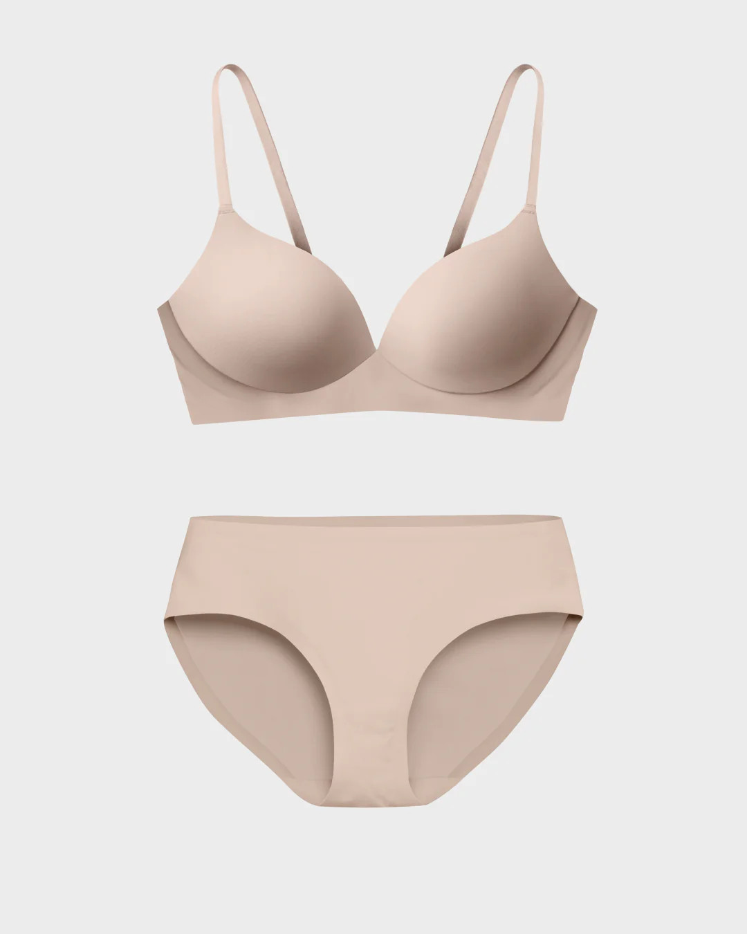 Nude Pain Free Bra Set with Brief: All-Day Comfort | EBY (US)