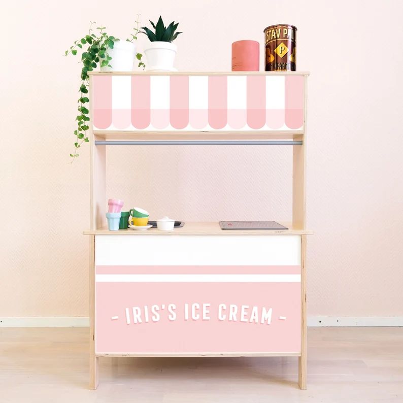 Custom Ice Cream Stand Decals for IKEA DUKTIG Play Kitchen | Etsy | Etsy (US)