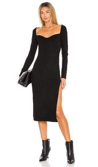 Femme Midi Dress in Black | Revolve Clothing (Global)