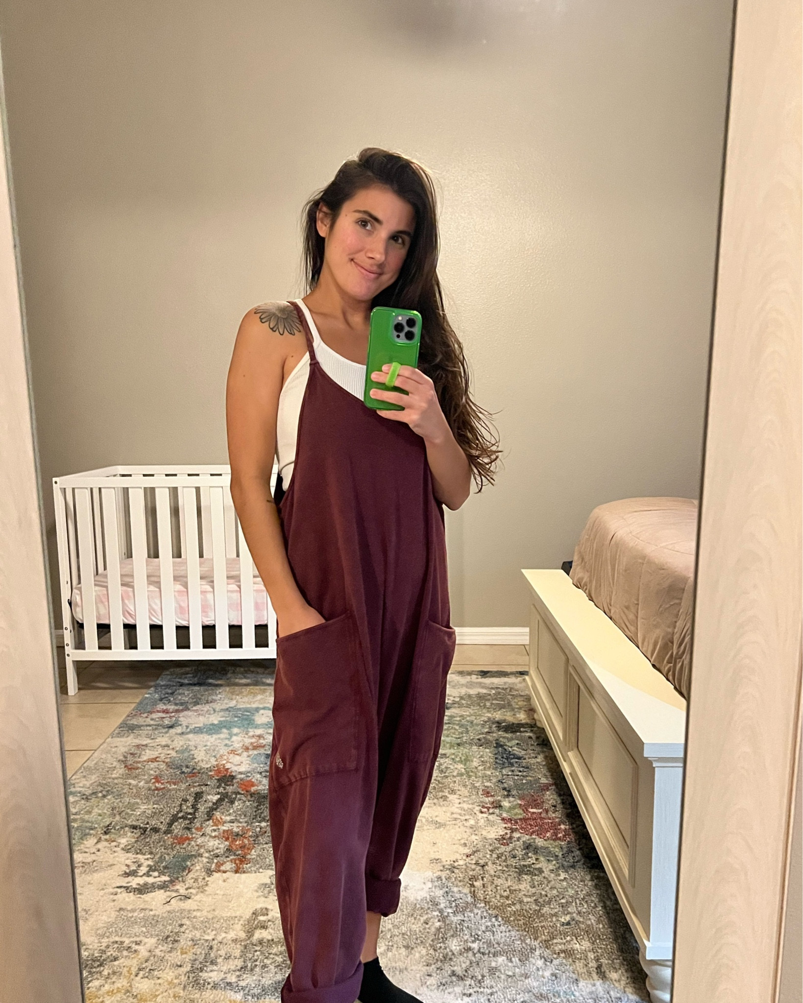 Wearing small in jumpsuit, color “black raisin" (could’ve sized down to xsmall) size M/L in tank top 

#LTKunder100 #LTKFind #LTKstyletip