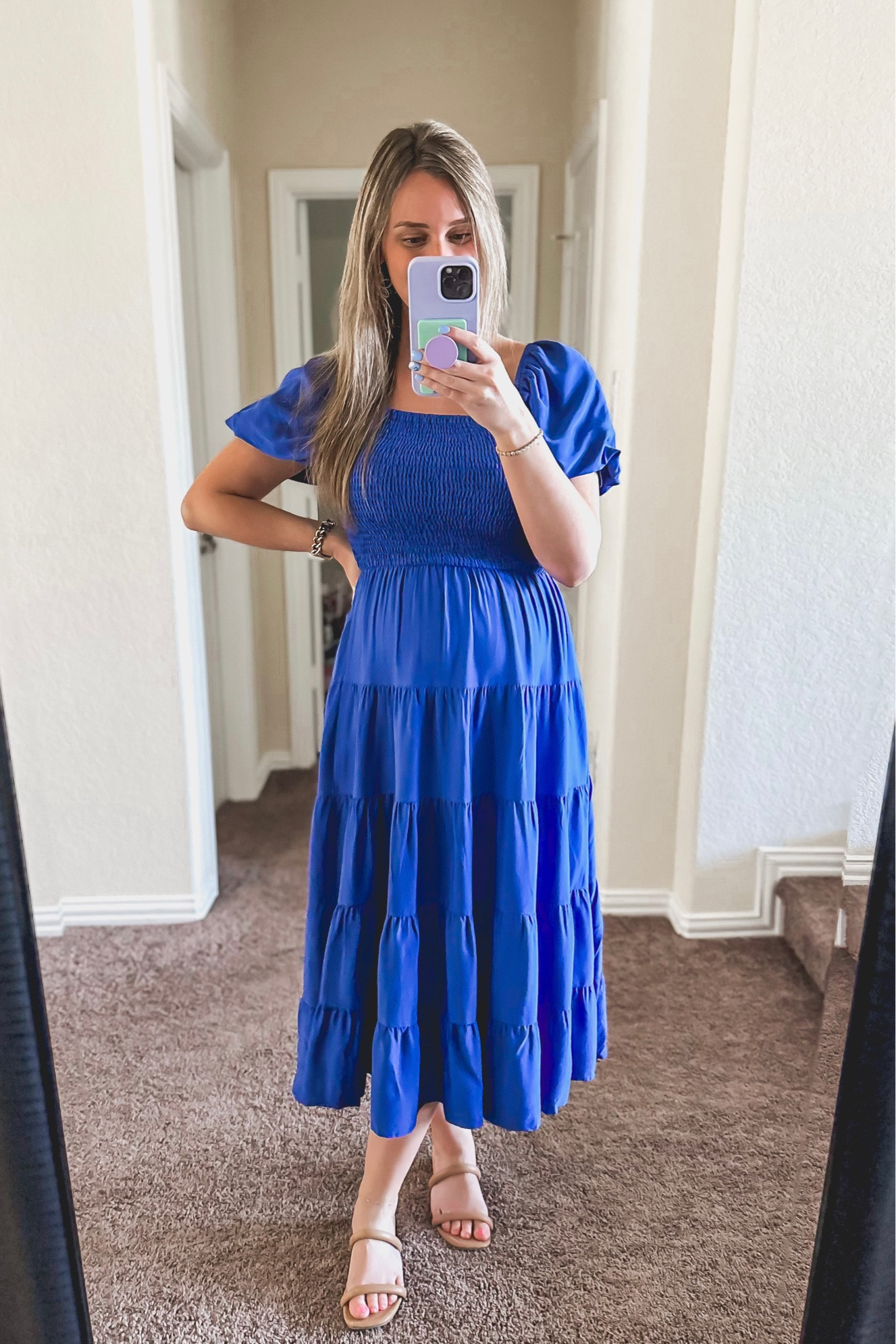 Another Bump Friendly Amazon find!! 

Got this dress last week during prime day and so glad I did!  So comfortable and works with or without a bump! 

I’m in a medium, but definitely could have stayed in my true size small

Amazon maternity
Maternity
Bump friendly 
House dress
Smocked dress 
Midi dress 
Baby shower dress 

#LTKunder50 #LTKFind #LTKbump