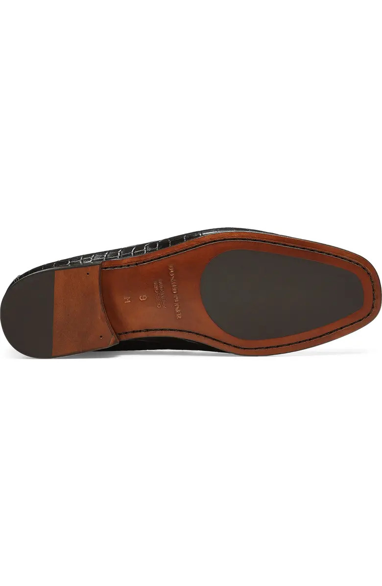 Donald Pliner Dacio Croc Embossed Bit Loafer (Men) | Nordstrom | Nordstrom
